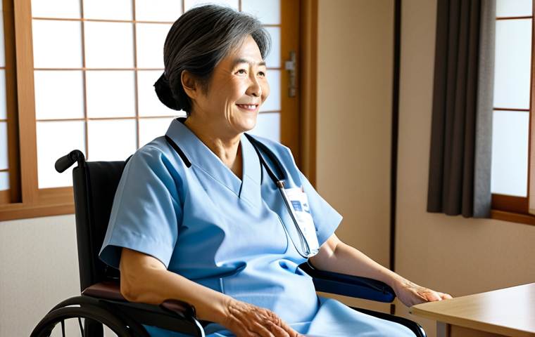 간호사 정년과 은퇴 후 진로 - **Image Prompt 1: The Compassionate Community Nurse**
A heartwarming and brightly lit scene feat...
