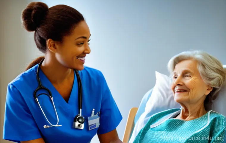 간호사 업무 환경과 근무 조건 - **Prompt 1: A Dedicated Hospital Nurse in Action**
"A compassionate and highly skilled female nu...
