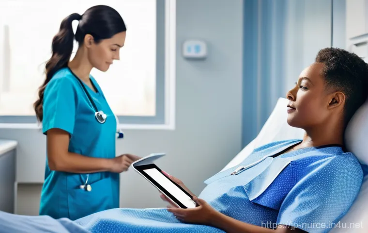 간호사 신규 교육 프로그램 - Advanced Nursing Simulation**
    "A realistic, brightly lit hospital simulation room. A focused you...